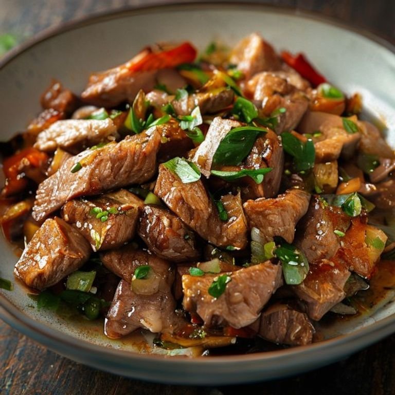 Easy beef stir fry recipe plate